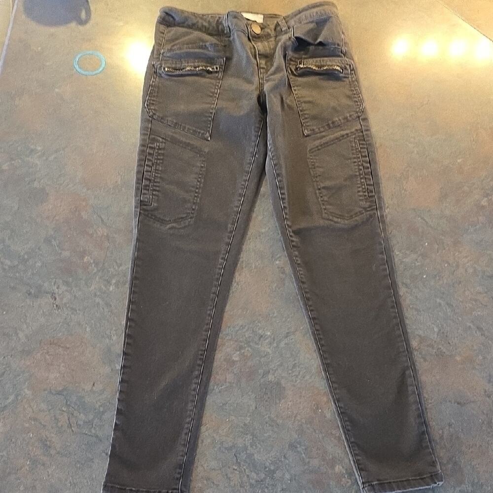 Jolt Women's Gray Ankle & Cropped Jeans